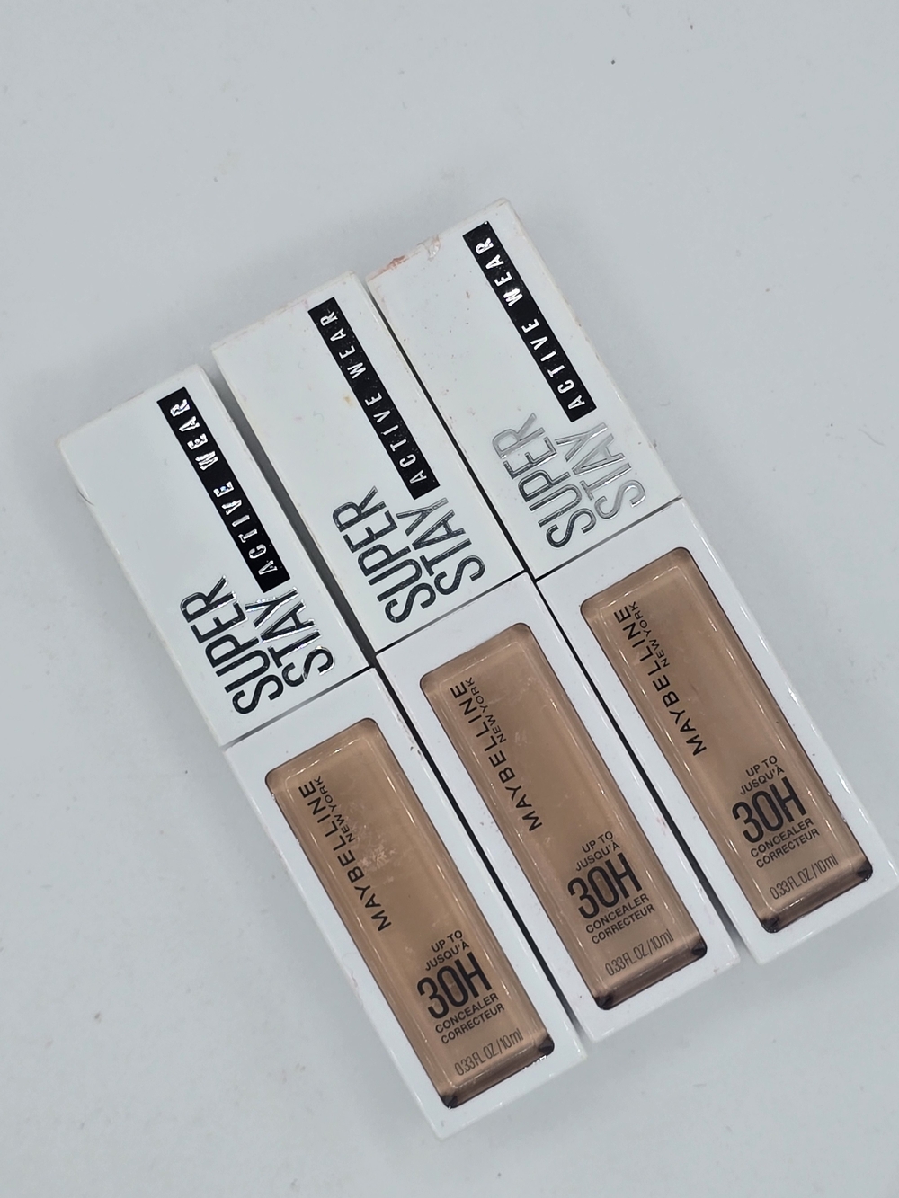 Lot of 3 Maybelline Super Stay 30H Concealer - Shade 25